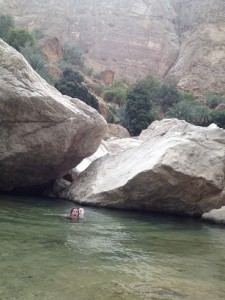 swimming in oman