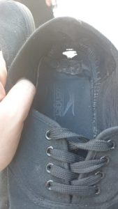 broken shoes