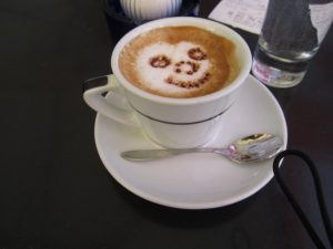 smile, coffee